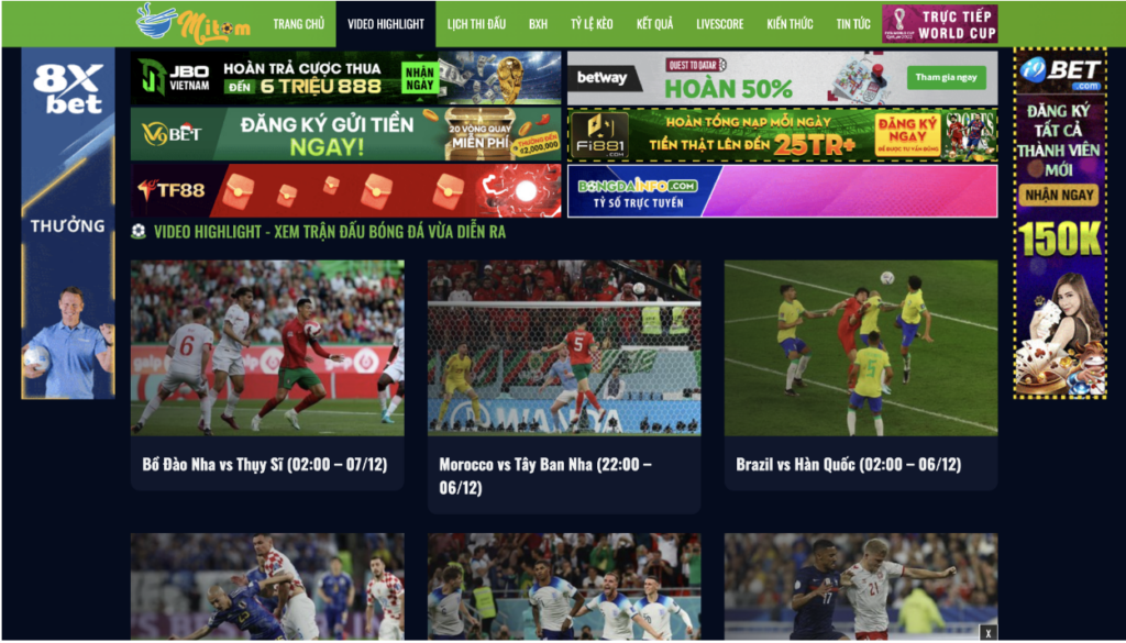 Mitom TV - Kênh xem bóng đá trực tuyến được yêu thích nhất hiện nay 